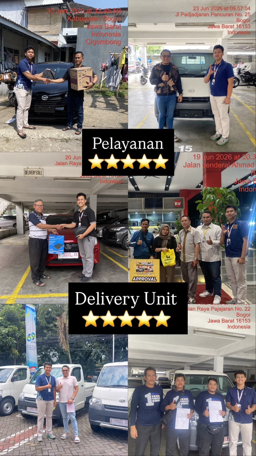 Momen serah terima unit Daihatsu kepada customer, foto 6 dari 24